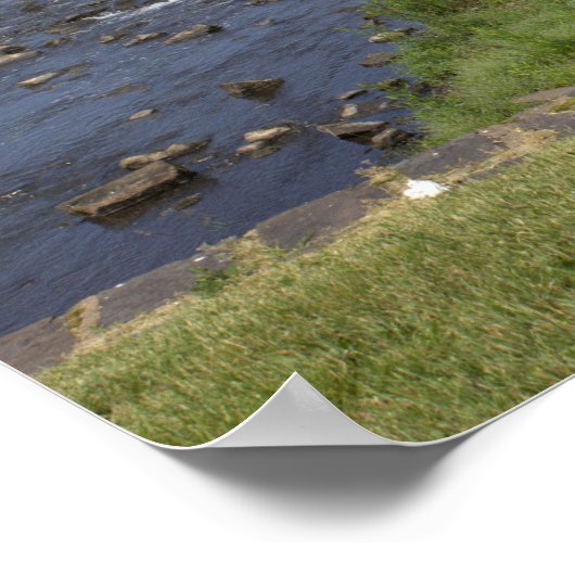 Waterfall Foto Poster (Hoek)