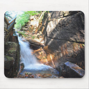 Waterfall Franconia Notch State Park NH Mousepad Muismat