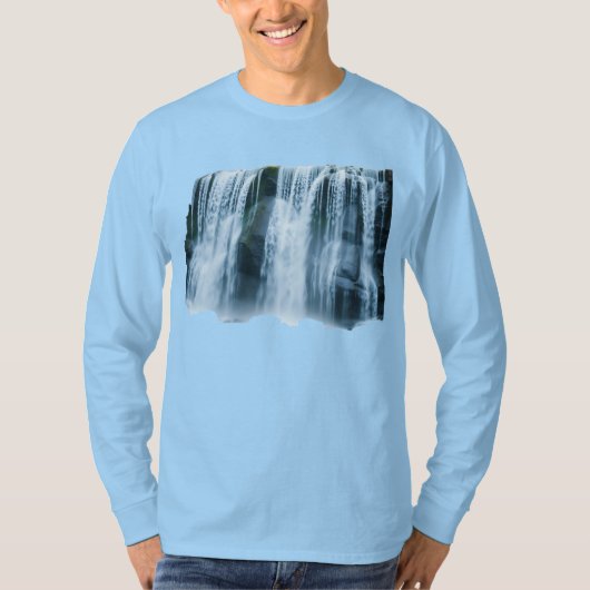 Waterfall Graphics Basic T-shirt met lange mouwen (Voorkant)