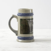 Waterfall Grey/Blue 22 oz Stein Bierpul (Links)