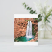 Waterfall Havasupai Mooni Grand Canyon Arizona Briefkaart (Staand voorkant)