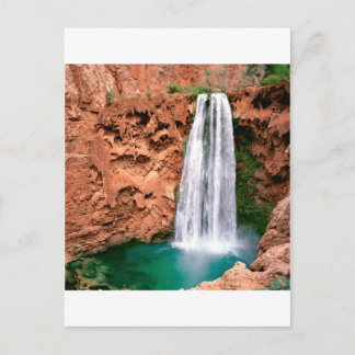 Waterfall Havasupai Mooni Grand Canyon Arizona Briefkaart