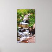 Waterfall in Colorado Canvas Afdruk (Voorkant)