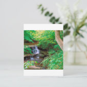 Waterfall in Starved Rock State Park Illinois Briefkaart (Staand voorkant)