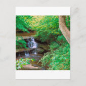Waterfall in Starved Rock State Park Illinois Briefkaart (Voorkant)