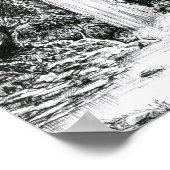 Waterfall in the Woods Poster (Hoek)