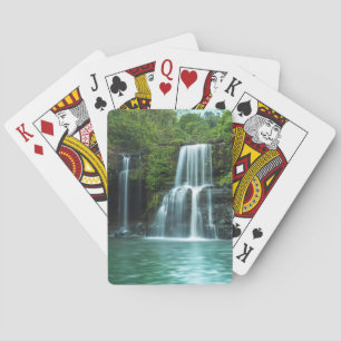 Waterfall Klong Chao eiland Koh Kood Pokerkaarten