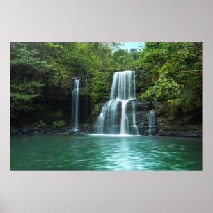 Waterfall Klong Chao   eiland Koh Kood Poster