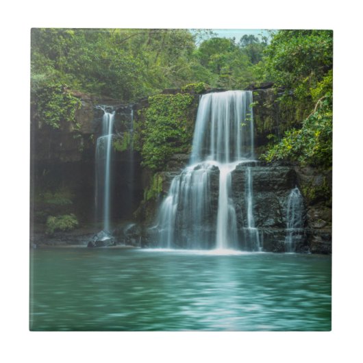 Waterfall Klong Chao | eiland Koh Kood Tegeltje (Voorkant)