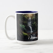 Waterfall koffie mok met dagelijkse mantra (Links)