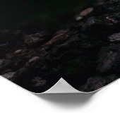 Waterfall Kozjak in al zijn glorie Poster (Hoek)