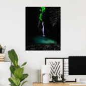 Waterfall Kozjak in al zijn glorie Poster (Thuiskantoor)