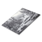 Waterfall Landscape Natuur Adventure Ink Schets Notitieblok (Schuin)