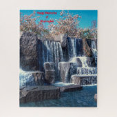 Waterfall Memorial Washington DC. Jigzaag Puzzle Legpuzzel (Verticaal)