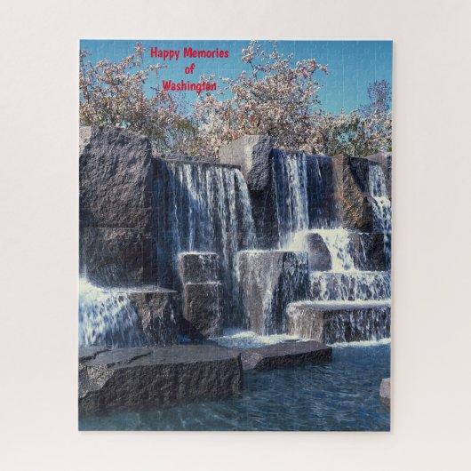 Waterfall Memorial Washington DC. Jigzaag Puzzle Legpuzzel (Verticaal)