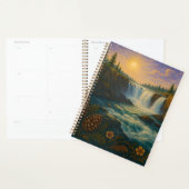 Waterfall Mountain Morning Sunrise Planner (Display)