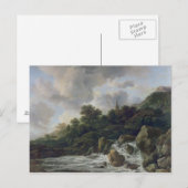 Waterfall Near a Village, c.1665-70 Briefkaart (Voorkant / Achterkant)