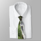 Waterfall Near Hilo, Hawaii Stropdas (Gebonden)