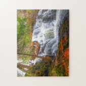 Waterfall New Hampshire. Legpuzzel (Verticaal)