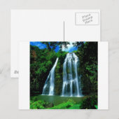Waterfall Opaekaa Kauai Hawaii Briefkaart (Voorkant / Achterkant)