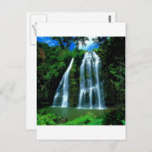 Waterfall Opaekaa Kauai Hawaii Briefkaart (Voorkant / Achterkant)