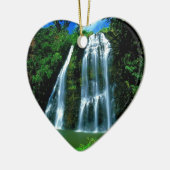 Waterfall Opaekaa Kauai Hawaii Keramisch Ornament (Links)