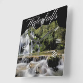 Waterfall Outdoor Adventures Vierkante Klok (Hoek)