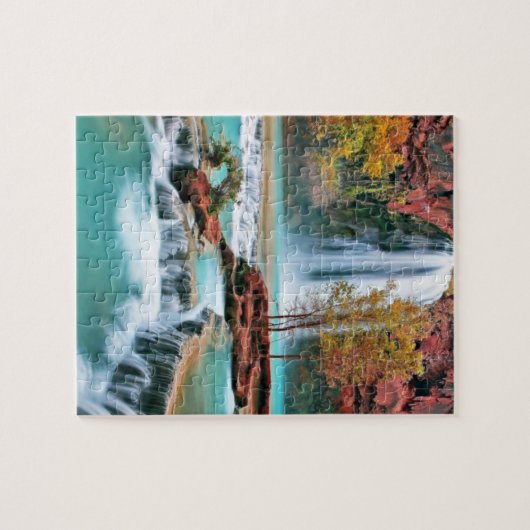 Waterfall Paradise Puzzle Legpuzzel (Horizontaal)