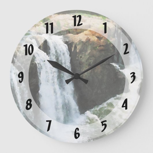 Waterfall Paterson NJ Grote Klok (Voorkant)