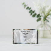 Waterfall Paterson NJ Visitekaartje (Staand voorkant)