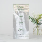 Waterfall Paterson NJ Wedding Menu (Staand voorkant)