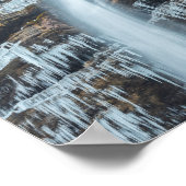 Waterfall Peričnik in Mojstrana, Slovenië Poster (Hoek)