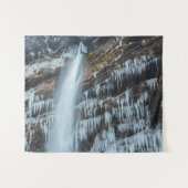 Waterfall Peričnik in Mojstrana, Slovenië Wandkleed (Voorkant (horizontaal))