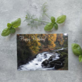 Waterfall Photo Birthday Wenskaart Kaart