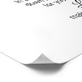 Waterfall Photo Psalm 4:8 Peace Poster (Hoek)