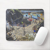 Waterfall Porthmeor strand St Ives Muismat (Met muis)