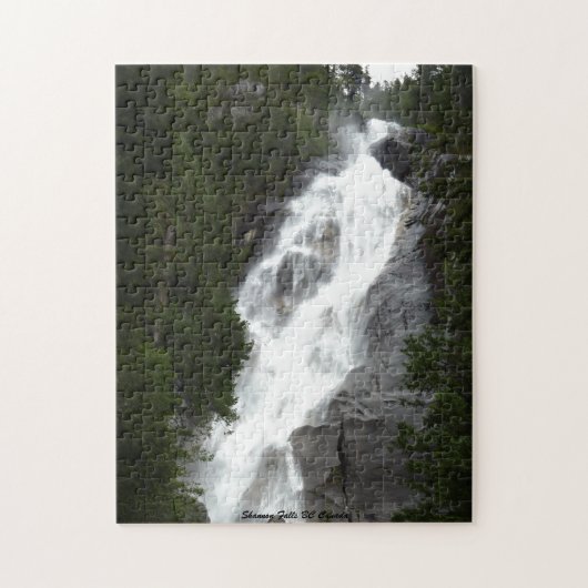 Waterfall Puzzle Shannon Herfsten BC Natuur Puzzle Legpuzzel (Verticaal)
