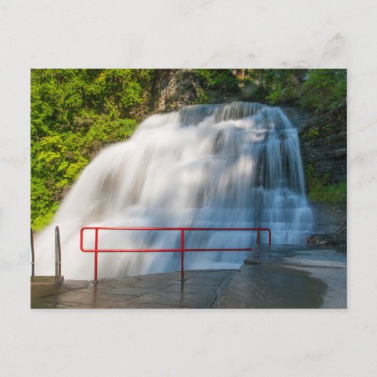 Waterfall, Robert H Treman State Park, New York Briefkaart (Voorkant)