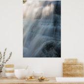 Waterfall, Robert H Treman State Park, New York Poster (Keuken)