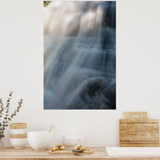 Waterfall, Robert H Treman State Park, New York Poster (Keuken)