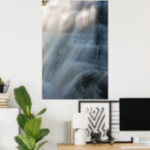 Waterfall, Robert H Treman State Park, New York Poster (Thuiskantoor)