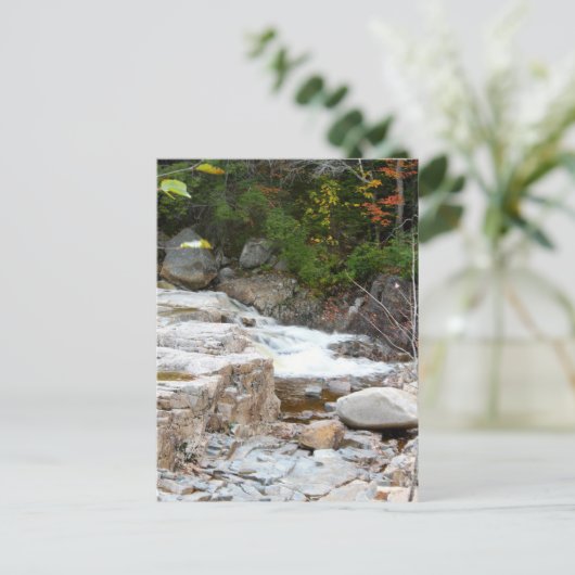 Waterfall Rocky Stream Briefkaart (Staand voorkant)