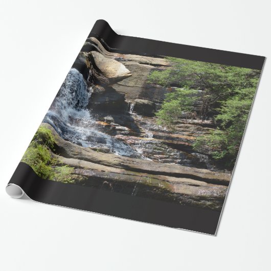 Waterfall Roll Cadeaupapier (Uitgerold)