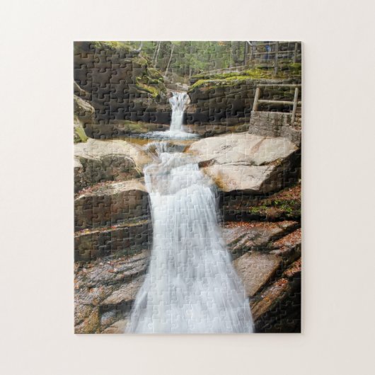 Waterfall Sabbaday White Mountains Legpuzzel (Verticaal)