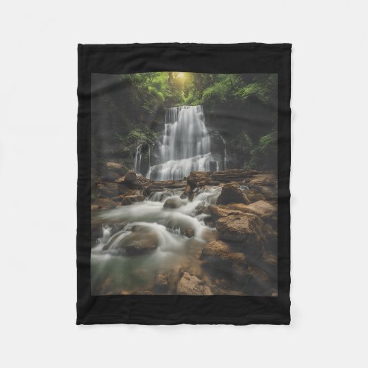 Waterfall Style Life_ Pastel Falls And Nature Call Fleece Deken (Voorkant)