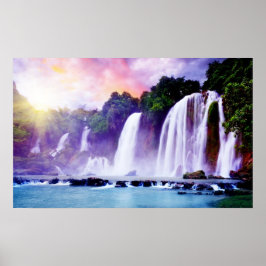 Waterfall Tropicana Print