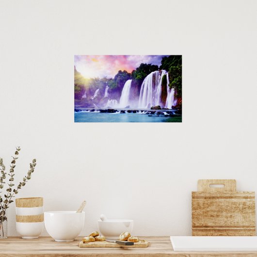 Waterfall Tropicana Print (Keuken)