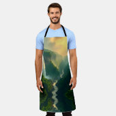 Waterfall Valley Apron Schort (Gedragen)