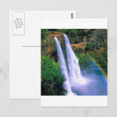 Waterfall Wailua Kauai Hawaii Briefkaart (Voorkant / Achterkant)