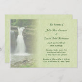 Waterfall Wedding Kaart (Voorkant / Achterkant)